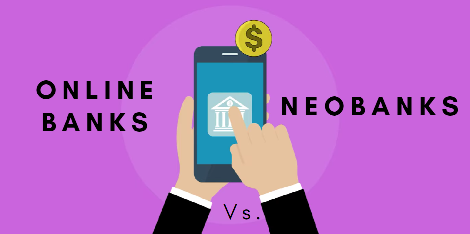 online banks vs neobanks illustration
