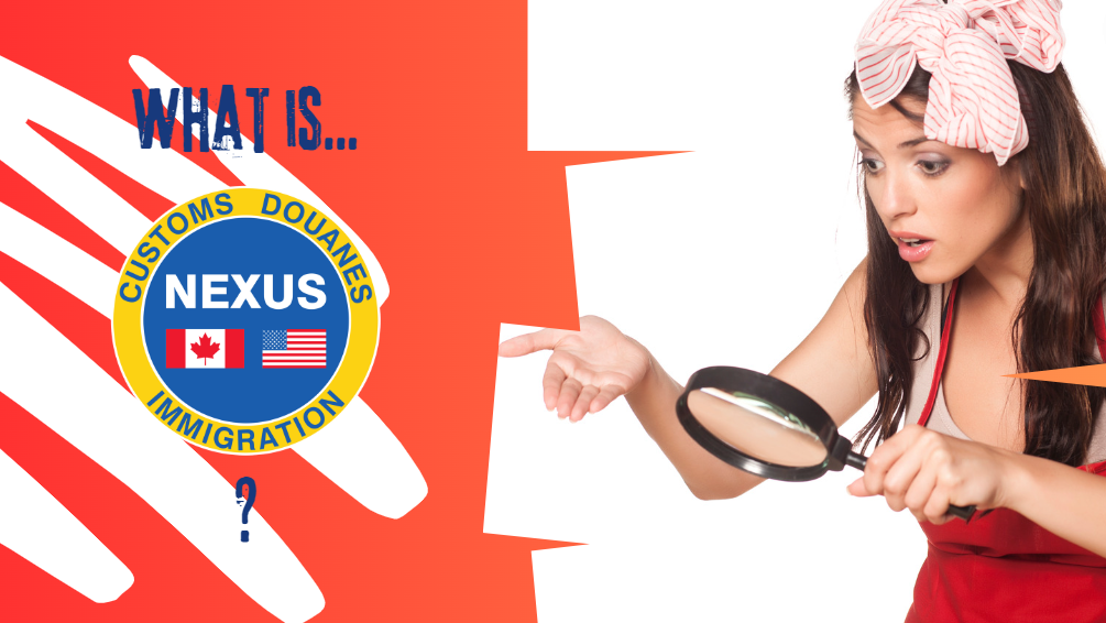 nexus logo with woman holding a magnifying glass