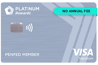 Pen Fed Platinum Rewards Visa Signature® Card